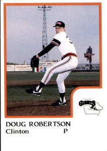 1986 Clinton Giants ProCards #22 Doug Robertson Upland California Baseball Card