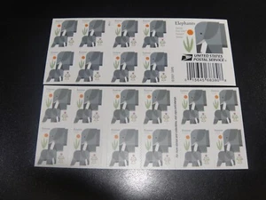 Folleto de estampillas de elefantes para siempre Sc#5714 de Estados Unidos 2022 panel de 20 MNH XF - Imagen 1 de 1