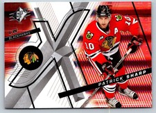 2008-09 PATRICK SHARP CHICAGO BLACKHAWKS #76 UPPER DECK SPx HOCKEY CARD UD 10