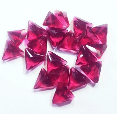Loose Gemstone Transparent Brazilian Red Topaz 31.50 Ct/ 20 pcs With Free Gift - Image 1 of 4