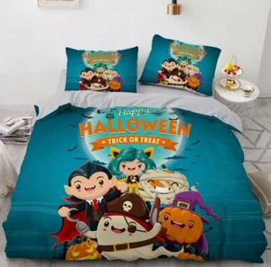 3D Pirate Vampire ZHUB825 Bed Pillowcases Quilt Duvet Cover Queen King Zoe - Picture 1 of 5