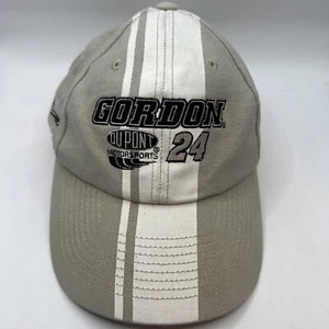 Cappello Berretto Regolabile Vintage Jeff Gordon Nascar Racing #24 DuPont Motorsports - Foto 1 di 4