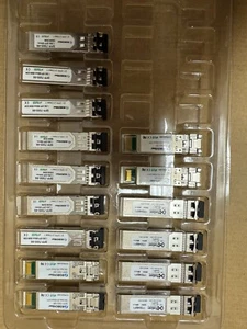 Lot of 15 SFP Modules Various Brands - Picture 1 of 1