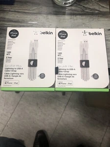 Belkin - DuraTek Plus Cavo USB Tipo A-to-Lightning 6' - Bianco Nuovo Sigillato - Foto 1 di 3