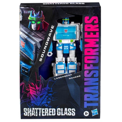 Transformers Laserbeak Ravage Soundwave 3 Pack Shattered Glass Figure Hasbro New - Image 1 of 4