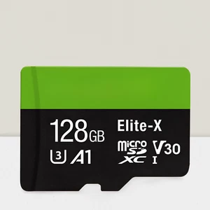 128GB Elite-X Class 10 U3 V30 microSDXC 100MB/s 4K UHD Full HD UHS-I - Picture 1 of 5