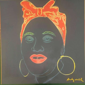 Andy Warhol  Litografia off set cm 60x60 Firma su lastra con certificato - Picture 1 of 9