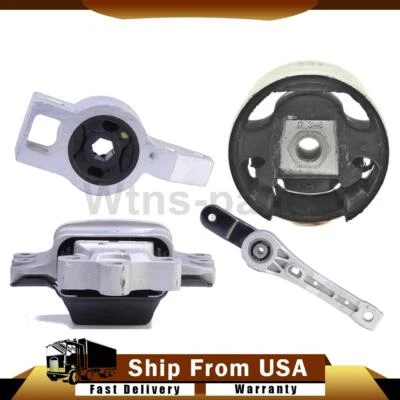 Montajes de anclaje de motor/puntal de par/transmisión 4 piezas para Audi A3 Quattro 2006-2009 Foto 1 de 4