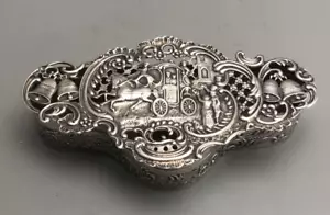 Edwardianische Silber Potpourri Schatulle William Comyns London 1906 AIEZX - Bild 1 von 7