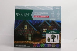 Holiday Living Indoor-Outdoor Christmas PROJECTOR 7 Light Functions & Remote New - Picture 1 of 1