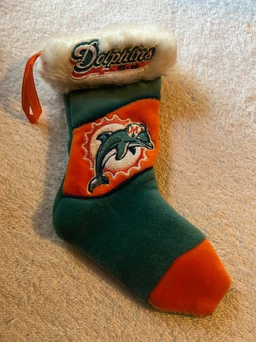 Vintage Miami Dolphins Mini Stocking (Excellent Condition) Cover