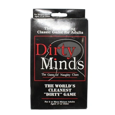 Dirty Minds The Game Of Naughty Clues Travel Card Game OPENED BOX - Image 1 of 3