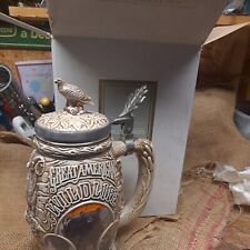 1995 Avon “Tribute to American Wildlife” Vintage Collectible Lidded Beer Stein
