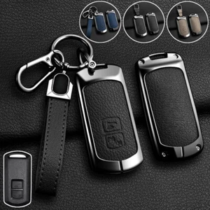 Zinc Alloy Leather Car Motorcycle Key Case Cover For Honda Super Cub C125 VARIO - Foto 1 di 16