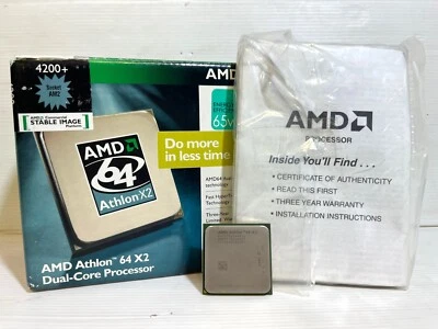 CPU AMD Athlon 64 X2 4200+ Dual-Core 2,2 GHz 65W Socket AM2 (ADO4200IAA5CU) - Immagine 1 di 3