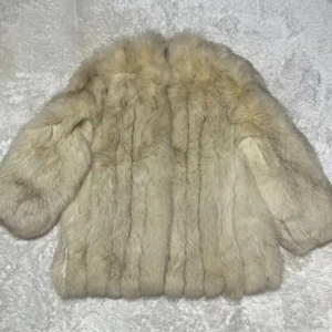 Luxury SAGA FOX MG Sable Real Fur Coat Elegant Warm Premium Style - Picture 1 of 11
