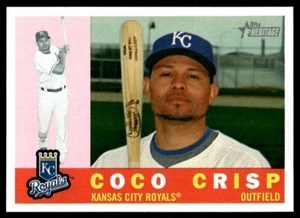 2009 Topps Heritage Coco Crisp Kansas City Royals #544 - Picture 1 of 2