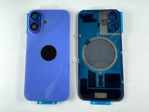 Coque vitre arrière coque arrière iPhone 16 OEM avec aimants objectif caméra et adhésif d - Photo 1 sur 22