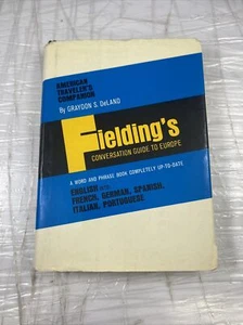 Hardcover Fielding's Conversation Guide To Europe Vintage Travel Language Book - Picture 1 of 8