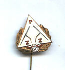 Pin Polish Wrestling Federation 50Th Anniversary Badge Lutte Ringen