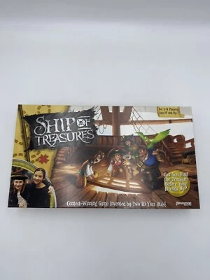 Ship of Treasures Pirate Board Game COMPLETE Pressman 2017 EUC - Image 1 of 4