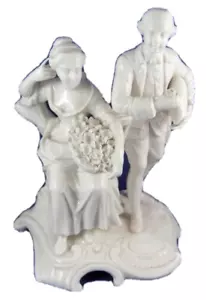 Antique Nymphenburg Porcelain Couple Man & Lady Figure Figurine Porzellan Figur - Picture 1 of 11