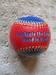 2000 Walt Disney World Collectible Baseball Souvenir Red & Blue Millennium * - Picture 1 of 6