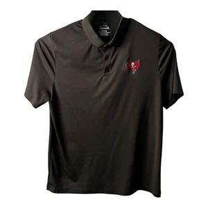 Polo Bucaneers Fanatics grigia manica corta con colletto 100% poliestere taglia XL - Foto 1 di 6