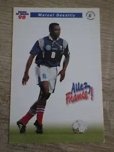 CPM Carte Postale Foot FOOTBALL Equipe France 98 1998 Marcel DESAILLY - Picture 1 of 2
