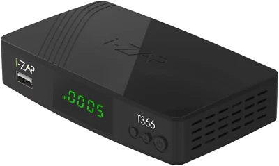 I-Zap T366 - Decoder Digitale Terrestre 2025 DVB-T2 Con Telecomando Incluso. Pre - Immagine 1 di 4