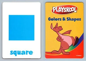Blue Square - Colors & Shapes Basic Skills Pre K-K Flash Card - Picture 1 of 1