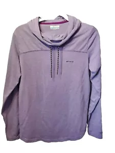 Columbia Women’s Lavender Omni-Wick Pull Over Long Sleeve Hoodie Size Large L - Picture 1 of 8