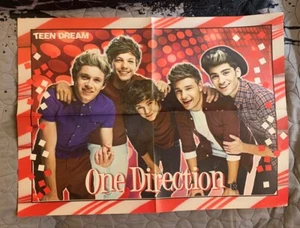 "Póster de doble cara Louis Tomlinson 1D/1D revista para adolescentes 21,5""x16""" - Imagen 1 de 6