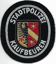 Polizei BAYERN  Stadtpolizei  KAUFBEUREN  Jacke Abzeichen Patch StaPo 60er Jahre