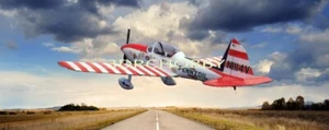 RC Flugzeug Pläne gedruckt: Super Chipmunk 81" Spannweite - Bild 1 von 2