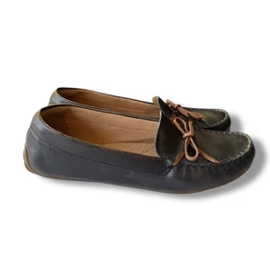 Clarks Collection Ultimate Comfort Mujer’s 9.5 Cuero Marrón Barco Zapatos Mocasín - Imagen 1 de 12