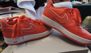 Nike Air Force 1 Low LV8 GS Picante Red White DX5805 600 - SIZE 7 Y W/BOX - Picture 1 of 6