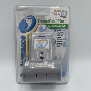 Performance TremorPak Plus con scheda di memoria bonus Nintendo 64 N64 nuovo sigillato - Foto 1 di 2