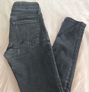 Little Girls Size 8 Super Skinny GAP BLACK DENIM PANTS - Picture 1 of 3