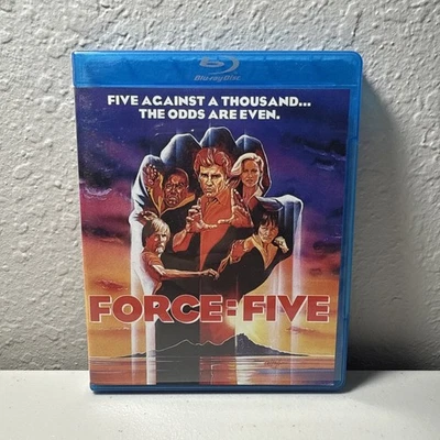 Force: Five (1981) Blu Ray OOP RARE Scorpion Releasing Joe Lewis Richard Norton - Image 1 of 3