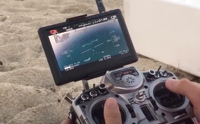 FPV 5” High Bright  Monitor Screen  5.8GHz receiver and HDMI input. Rechargeable - Image 1 of 4