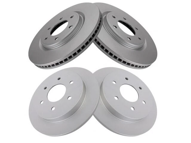 Front and Rear Brake Rotor Set For 2008-2015 Nissan TITAN 2014 2012 2013 MJ178HC Foto 1 de 1