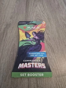 MTG: Magic The Gathering - Commander Masters - Sleeved Set Booster Pack - Picture 1 of 1