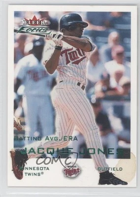2001 Fleer Focus Batting Avg/ERA /285 Jacque Jones #95 - Image 1 of 2