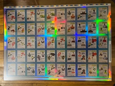 NYCC 2025 INVENCIBLE SI DOBLE FIRMA - AZUL 1/1 TEMPORADA 1 RECUERDO HOJA SIN CORTAR Foto 1 de 4