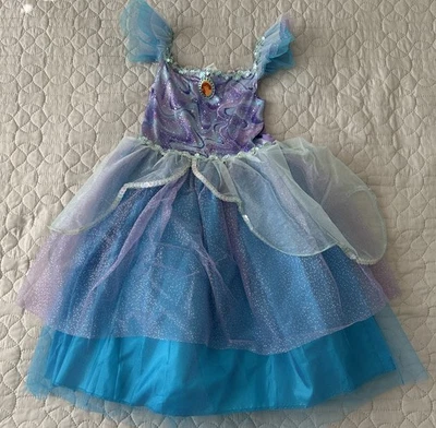 Vintage Ariel Costume Disney Store Size XS 4/5 Dress Princess Dress Up Mermaid - Image 1 of 4