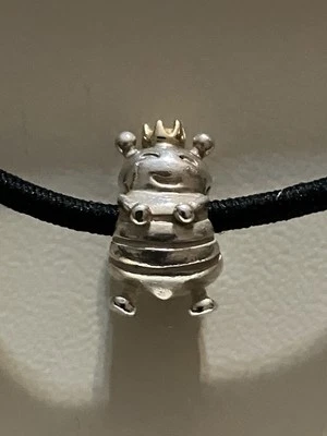 Auténtico Pandora REINA ABEJA Dije 790227 925 14K Retirado Dos Tonos Foto 1 de 4