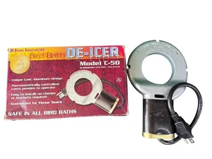 Descongelador Farm Innovators Modelo C-50 Premium Aluminio Fundido Baño para Pájaros, 150 vatios - Imagen 1 de 4