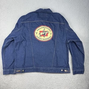 Wrangler Western Jean Jacket Mens XL Yellowstone Coors Banquet Rare Promo New - Picture 1 of 16