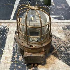 Iconic salvaged Steel German Light - Picture 1 of 3